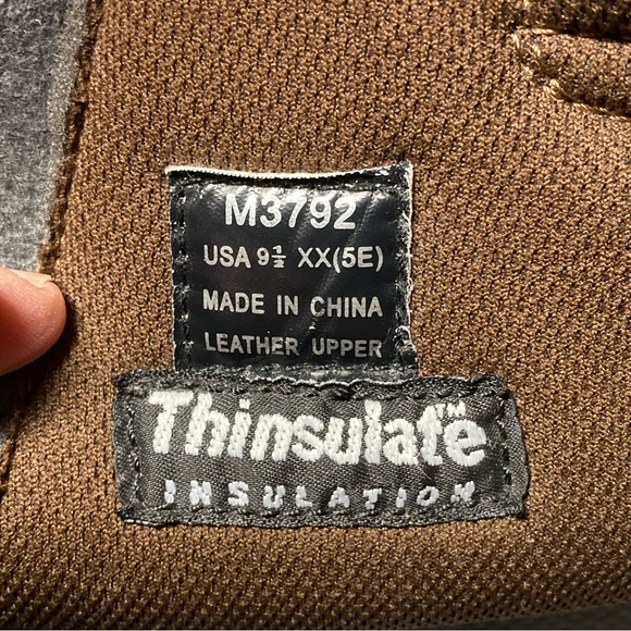 Propet Blizzard Zippered Snow Men's 9.5 XX 5E Brown Black Thinsulate M3792 BRB - Picture 12 of 16